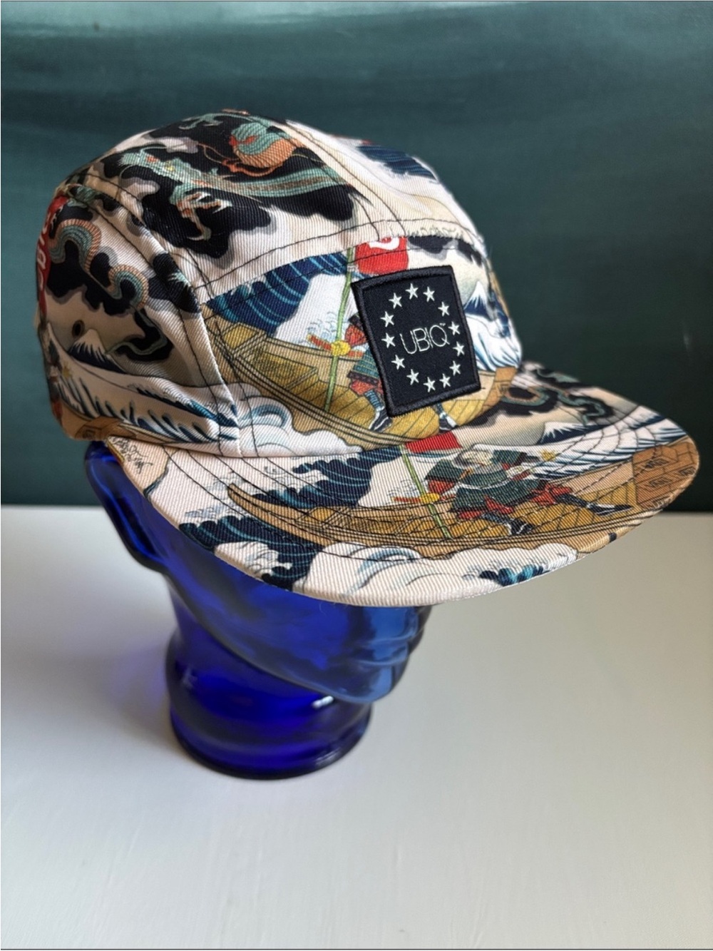 Vans Vault x Ubiq Three Tides Tattoo 5 Panel Camper Hat Hiroshi Hirakawa